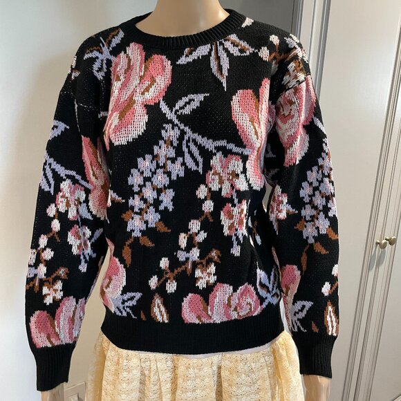 VINTAGE FLORAL PULLOVER Paloma Olguin - Picture 2 of 7